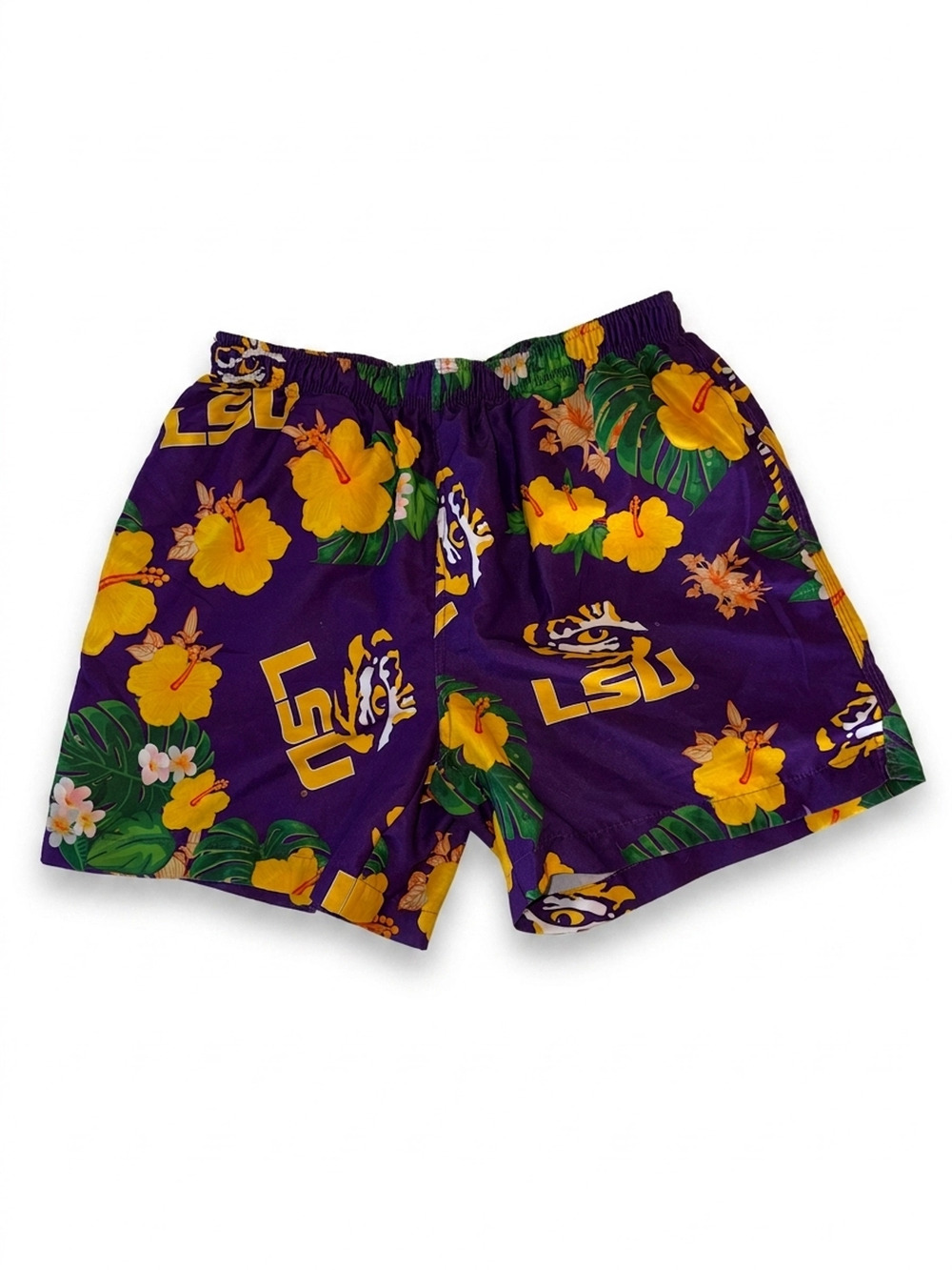 Men's LSU Swimsuit | Purple with Gold Trim | Size L | Relaxed Fit